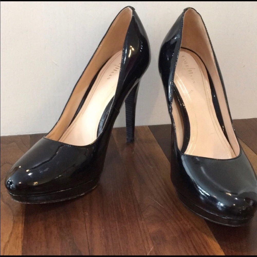 💕COLE HAAN Nike Air Black Leather Pumps 💕
